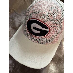 George Bull Dogs Top Of The World Fitted Hat One Fit S/M Preowned nice hat SEE